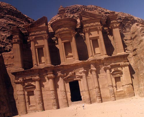 Petra's Monastery at summertime 2011