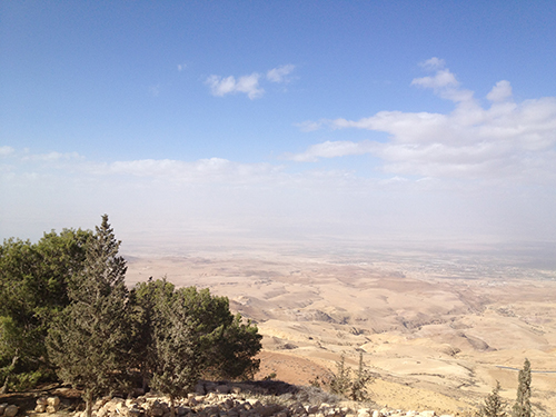 Mount Nebo viewpoint over the Middle East