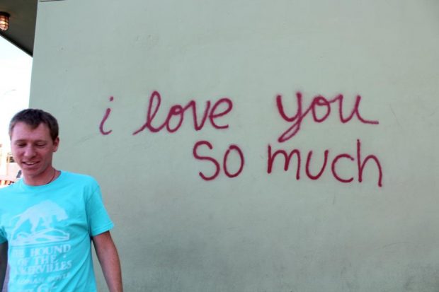 I love you so much (Austin graffiti)