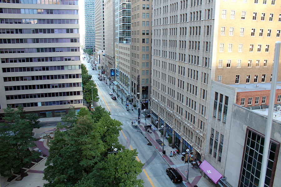 Downtown Dallas street