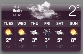 Berlin weather is terrible!