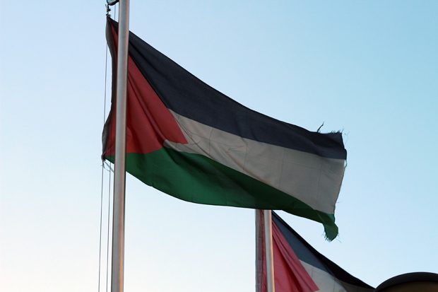 Palestine Flag in Nablus