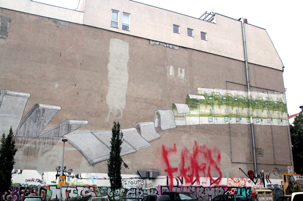 Berlin Wall - art by Blu