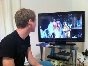 harry potter on the tv in london