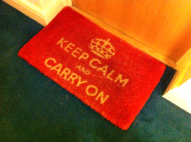 Keep Calm London floormat