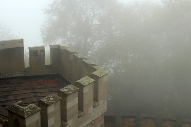 Foggy castle