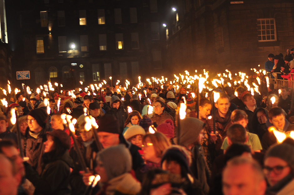 Edinburgh's Hogmanay Torchlight Procession
