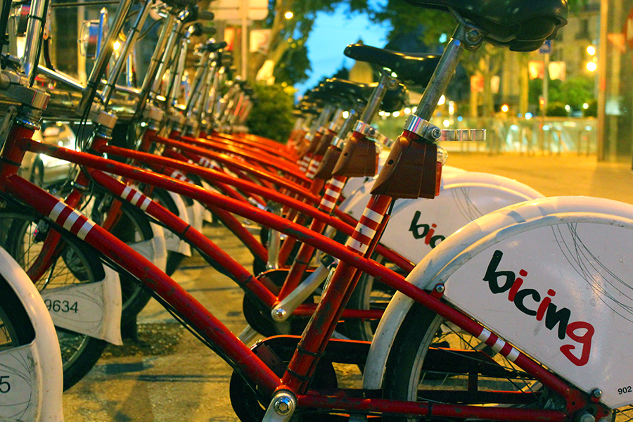 Bikes in Barcelona