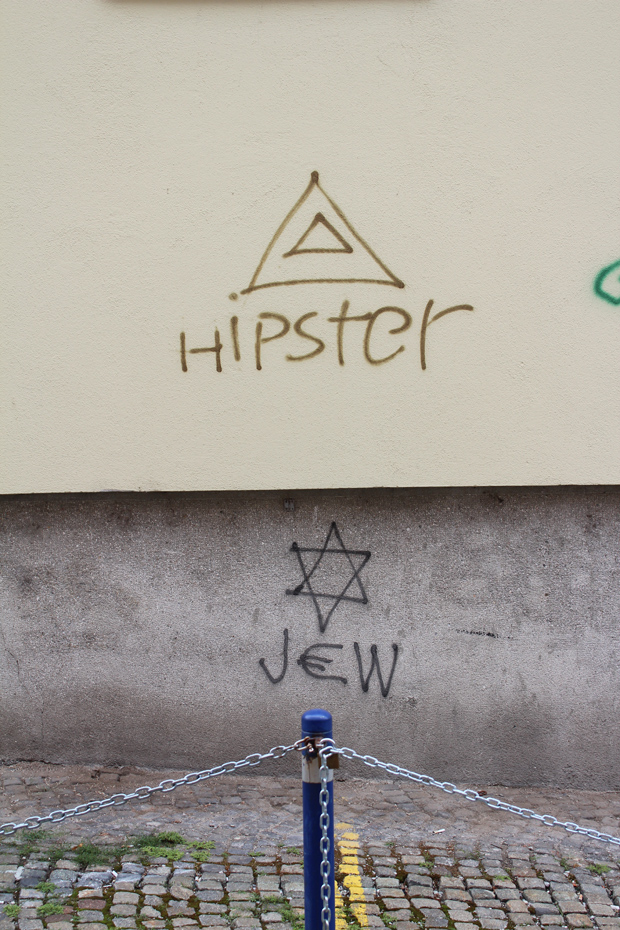 Ljubljana Street Art - Hipster Jew