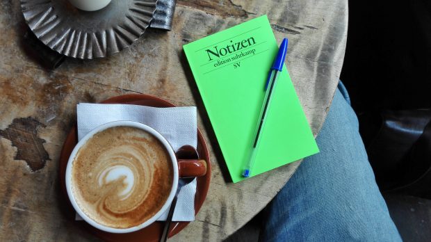 coffee with notebook- travel writers