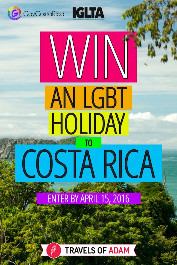 Win an LGBT Holiday to Costa Rica - Travels of Adam