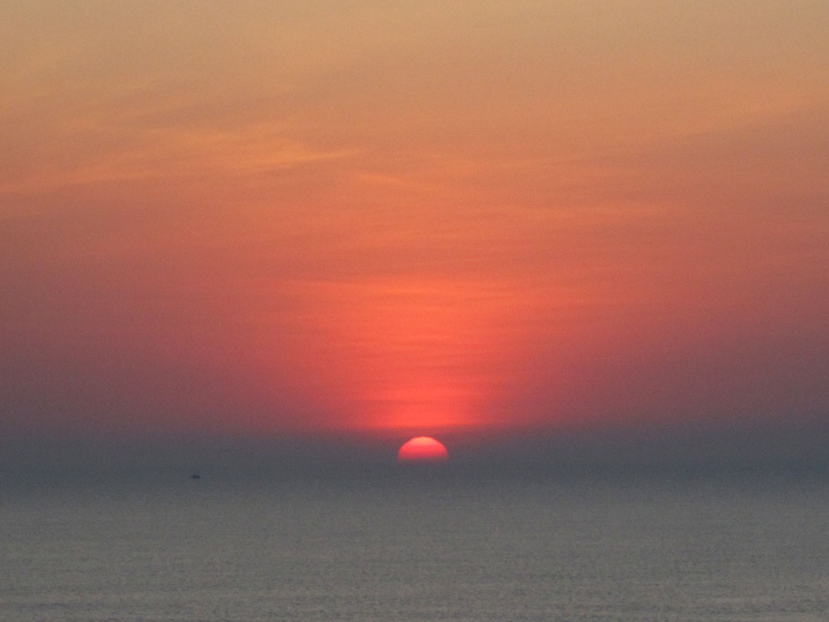Om Beach, Gokarna, India (sunset)
