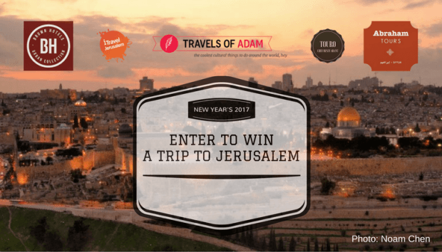 Win a trip to Jerusalem for New Year's Eve! DETAILS: https://travelsofadam.com/city-guides/jerusalem/