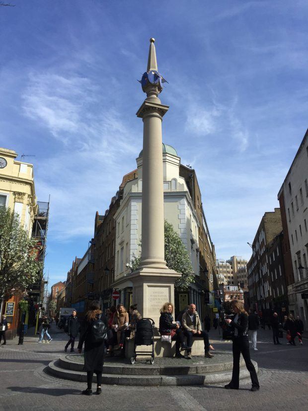 A Hidden Neighborhood in London's City Center - Seven Dials - Travels of Adam - https://travelsofadam.com/2017/05/london-seven-dials/