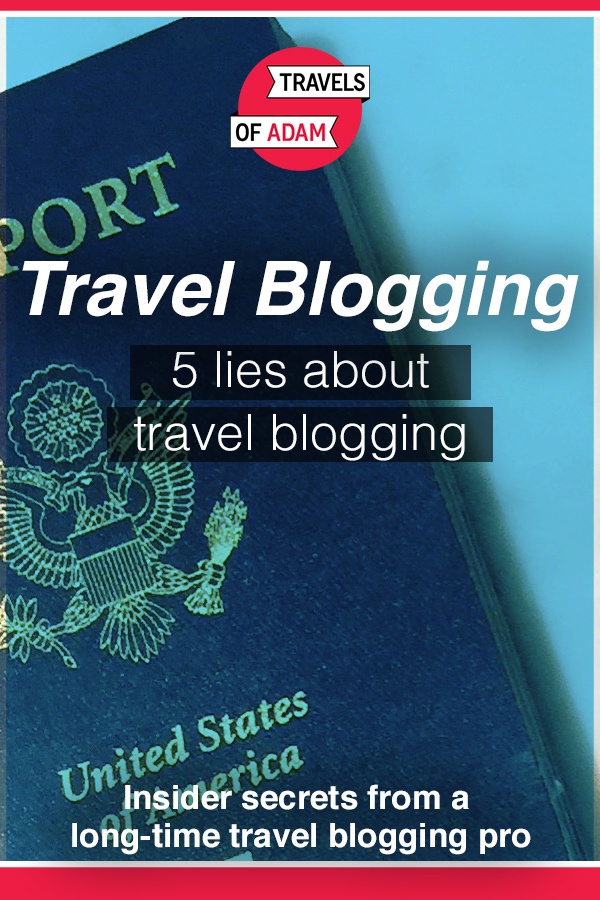 Travel Blogging Lies
