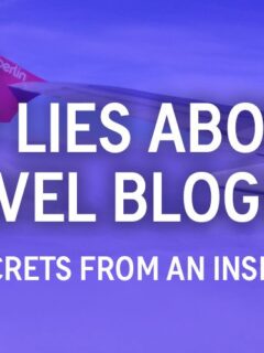 5 Lies about Travel Blogging (including unorthodox secrets for success) - https://travelsofadam.com/2018/02/travel-blogging-lies/