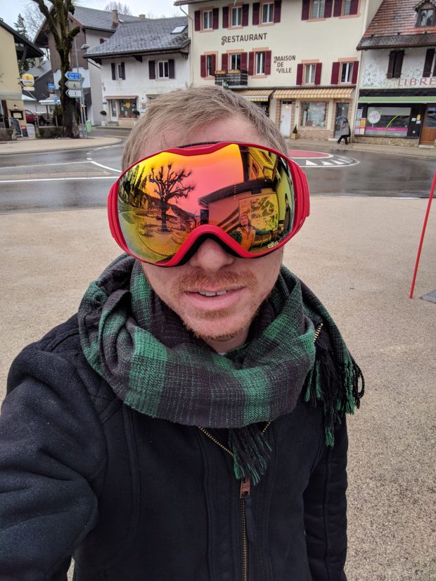 Snowshoeing in Switzerland at Saint-Cergue - Travels of Adam - https://travelsofadam.com/2018/04/snowshoeing-near-geneva/