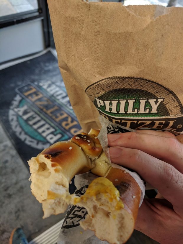 philly famous food - pretzel