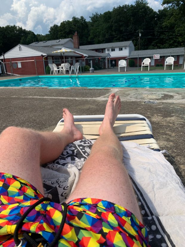 swimming pool legs